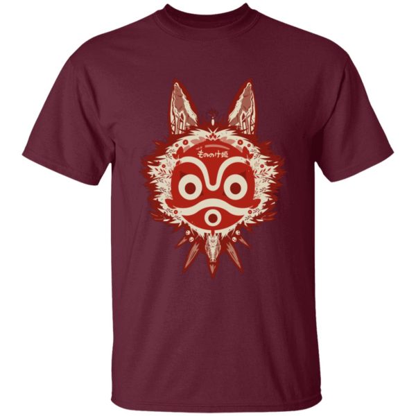 Princess Mononoke Tree Spirits - Princess Mononoke Mask T Shirt Unisex-Apparel, princess mononoke, Princess Mononoke Tree Spirits, Tshirt