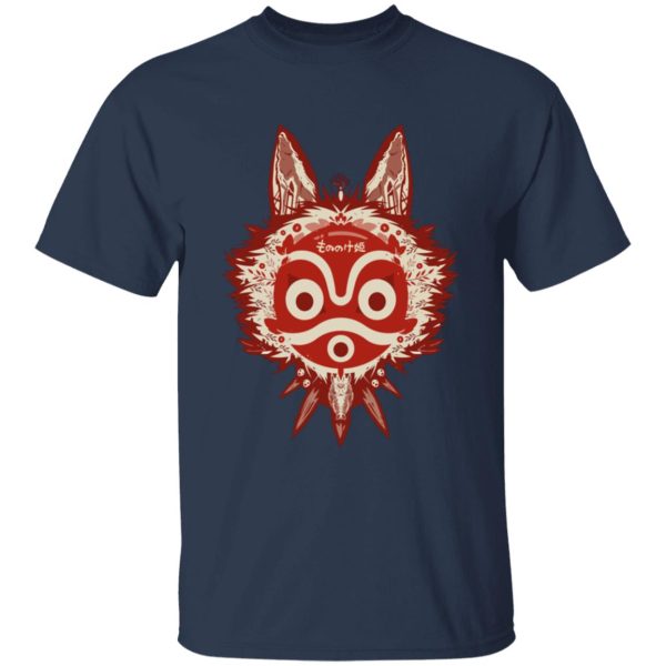 Princess Mononoke Tree Spirits - Princess Mononoke Mask T Shirt Unisex-Apparel, princess mononoke, Princess Mononoke Tree Spirits, Tshirt