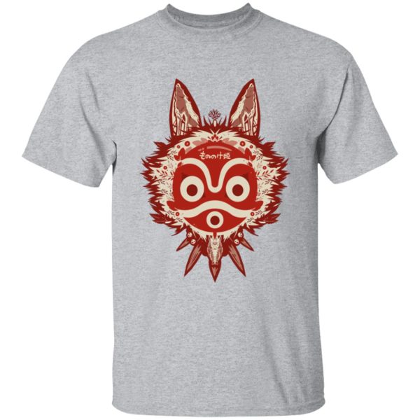 Princess Mononoke Tree Spirits - Princess Mononoke Mask T Shirt Unisex-Apparel, princess mononoke, Princess Mononoke Tree Spirits, Tshirt