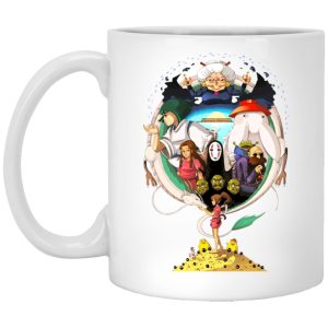 Spirited Away Sen - Spirited Away Characters Compilation Mug-Accessories, House Decor, Mug, Spirited Away, Spirited Away Sen