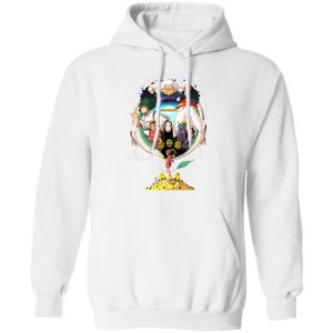 Spirited Away Radish Spirit - Spirited Away Characters Compilation Hoodie Unisex-Apparel, Hoodie, Spirited Away, Spirited Away Radish Spirit