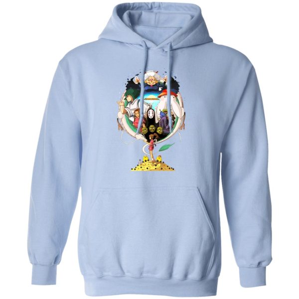 Spirited Away Radish Spirit - Spirited Away Characters Compilation Hoodie Unisex-Apparel, Hoodie, Spirited Away, Spirited Away Radish Spirit