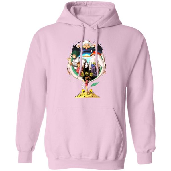 Spirited Away Radish Spirit - Spirited Away Characters Compilation Hoodie Unisex-Apparel, Hoodie, Spirited Away, Spirited Away Radish Spirit