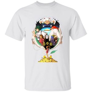 Sen Spirited Away - Spirited Away Characters Compilation T Shirt Unisex-Apparel, Sen Spirited Away, Spirited Away, Tshirt