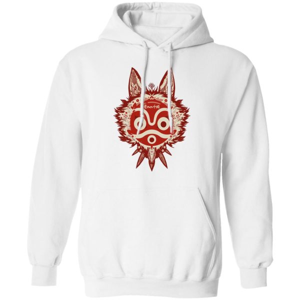 Ashitaka Princess Mononoke - Princess Mononoke Mask Hoodie Unisex-Apparel, Ashitaka Princess Mononoke, Hoodie, princess mononoke