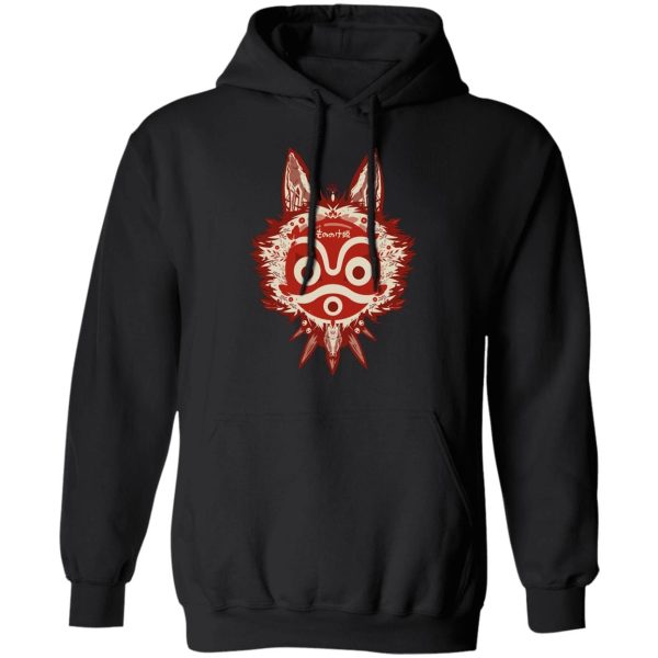 Ashitaka Princess Mononoke - Princess Mononoke Mask Hoodie Unisex-Apparel, Ashitaka Princess Mononoke, Hoodie, princess mononoke