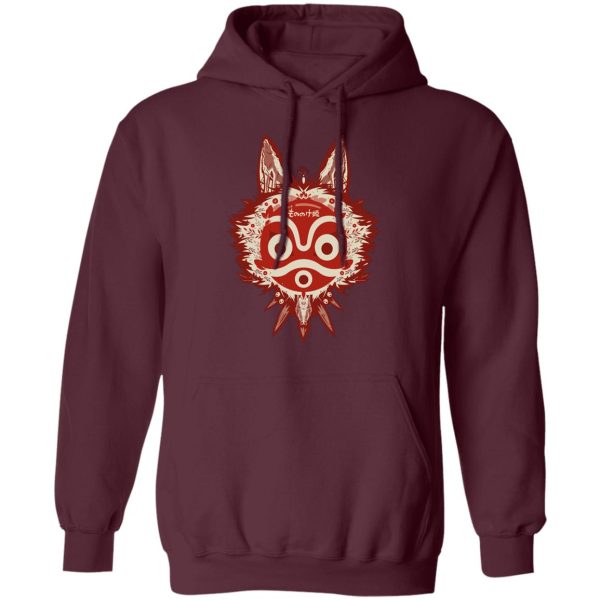 Ashitaka Princess Mononoke - Princess Mononoke Mask Hoodie Unisex-Apparel, Ashitaka Princess Mononoke, Hoodie, princess mononoke