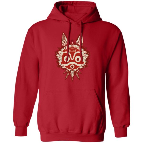 Ashitaka Princess Mononoke - Princess Mononoke Mask Hoodie Unisex-Apparel, Ashitaka Princess Mononoke, Hoodie, princess mononoke