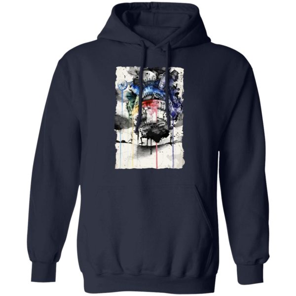 Calcifer Howl's Moving Castle - Howl’s Moving Castle Impressionism Hoodie-Apparel, Calcifer Howl's Moving Castle, Hoodie, Howl's Moving Castle