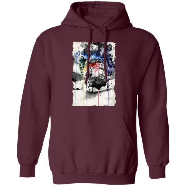 Calcifer Howl's Moving Castle - Howl’s Moving Castle Impressionism Hoodie-Apparel, Calcifer Howl's Moving Castle, Hoodie, Howl's Moving Castle