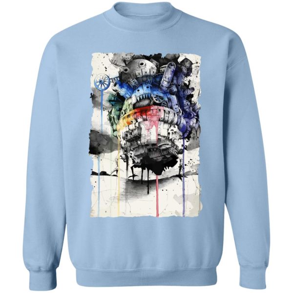 Howl's Moving Castle Howl And Sophie - Howl’s Moving Castle Impressionism Sweatshirt-Apparel, Howl's Moving Castle, Howl's Moving Castle Howl And Sophie, Sweatshirt