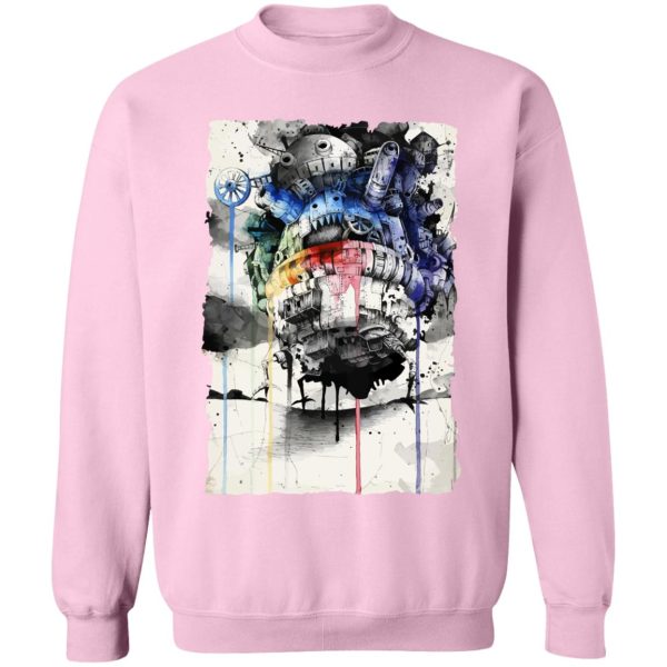 Howl's Moving Castle Howl And Sophie - Howl’s Moving Castle Impressionism Sweatshirt-Apparel, Howl's Moving Castle, Howl's Moving Castle Howl And Sophie, Sweatshirt