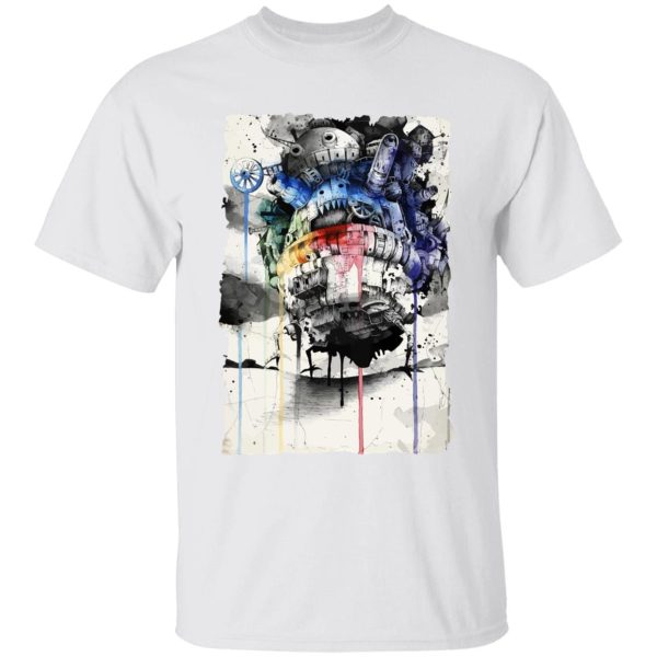 Howl And Sophie Howl's Moving Castle - Howl’s Moving Castle Impressionism T Shirt-Apparel, Howl And Sophie Howl's Moving Castle, Howl's Moving Castle, Tshirt