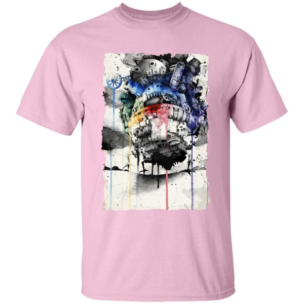 Howl And Sophie Howl's Moving Castle - Howl’s Moving Castle Impressionism T Shirt-Apparel, Howl And Sophie Howl's Moving Castle, Howl's Moving Castle, Tshirt