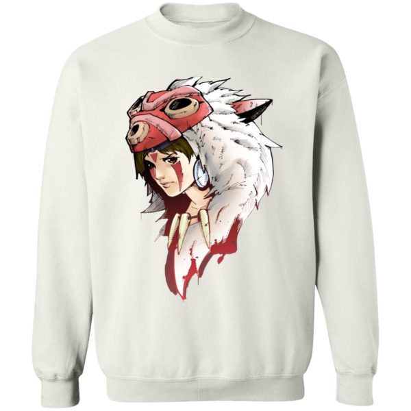 Princess Mononoke Showtimes - Angry Princess Mononoke Sweatshirt-Apparel, princess mononoke, Princess Mononoke Showtimes, Sweatshirt