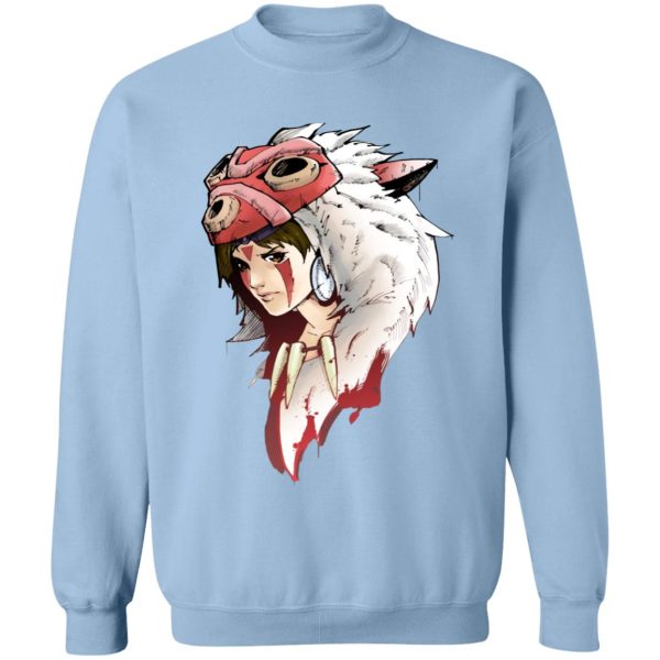 Princess Mononoke Showtimes - Angry Princess Mononoke Sweatshirt-Apparel, princess mononoke, Princess Mononoke Showtimes, Sweatshirt