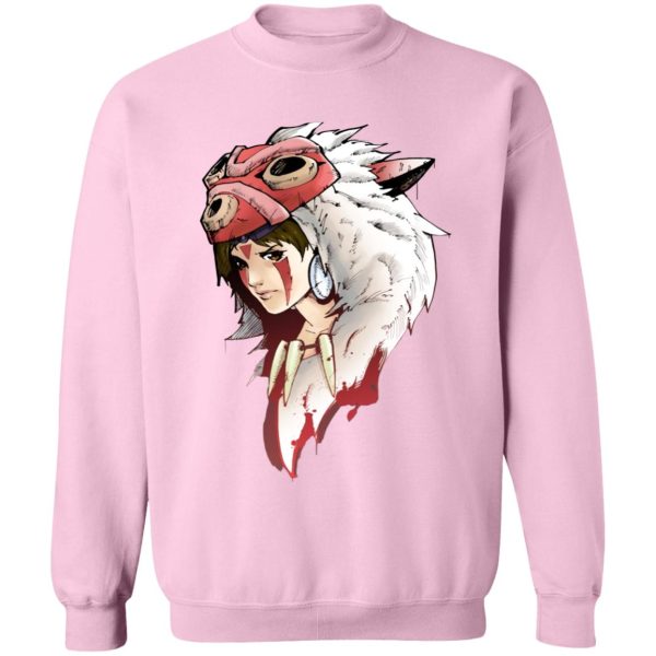 Princess Mononoke Showtimes - Angry Princess Mononoke Sweatshirt-Apparel, princess mononoke, Princess Mononoke Showtimes, Sweatshirt