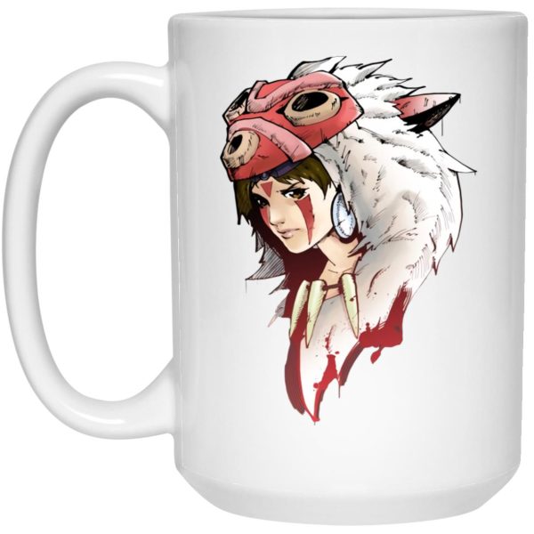 Princess Mononoke Ashitaka - Angry Princess Mononoke Mug-House Decor, Mug, princess mononoke, Princess Mononoke Ashitaka