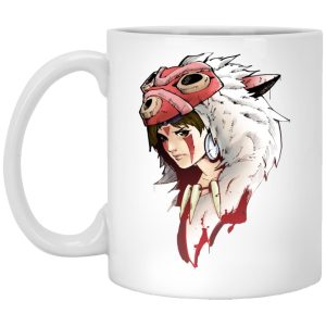 Princess Mononoke Ashitaka - Angry Princess Mononoke Mug-House Decor, Mug, princess mononoke, Princess Mononoke Ashitaka