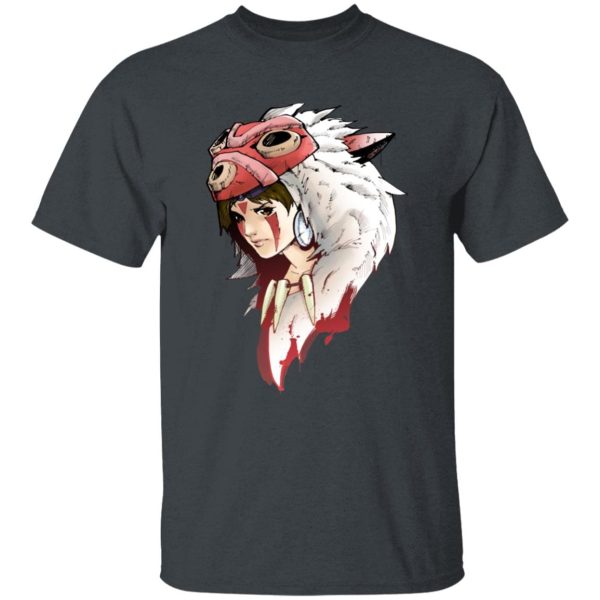 Tree Spirits Princess Mononoke - Angry Princess Mononoke T Shirt-Apparel, princess mononoke, Tree Spirits Princess Mononoke, Tshirt