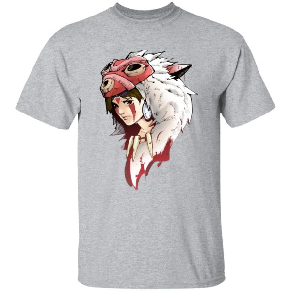 Tree Spirits Princess Mononoke - Angry Princess Mononoke T Shirt-Apparel, princess mononoke, Tree Spirits Princess Mononoke, Tshirt