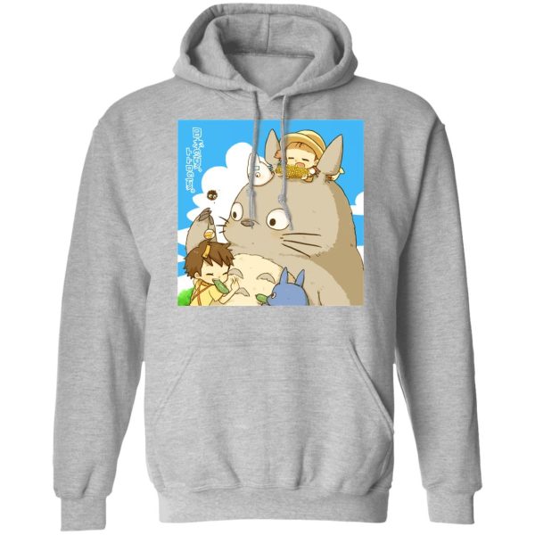 Watch Totoro - Totoro Family and Friends Hoodie-Apparel, Hoodie, My Neighbor Totoro, Watch Totoro