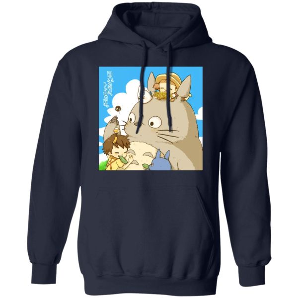 Watch Totoro - Totoro Family and Friends Hoodie-Apparel, Hoodie, My Neighbor Totoro, Watch Totoro