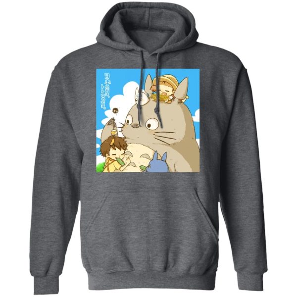 Watch Totoro - Totoro Family and Friends Hoodie-Apparel, Hoodie, My Neighbor Totoro, Watch Totoro