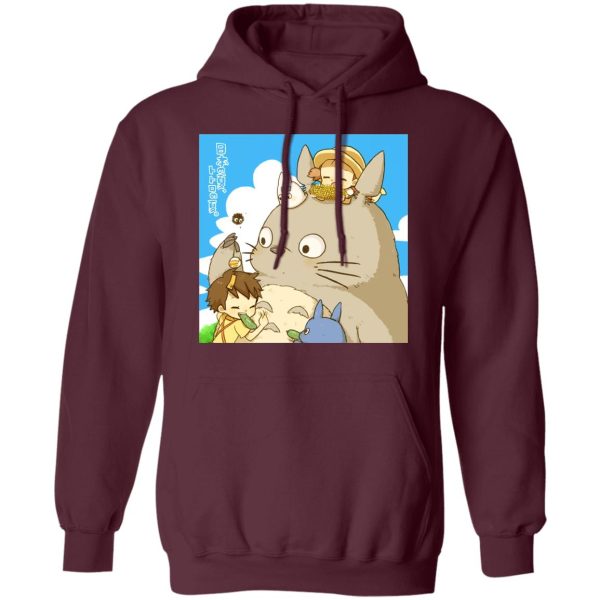 Watch Totoro - Totoro Family and Friends Hoodie-Apparel, Hoodie, My Neighbor Totoro, Watch Totoro