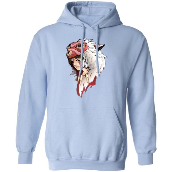 Princess Mononoke Forest Spirit - Angry Princess Mononoke Hoodie-Apparel, Hoodie, princess mononoke, Princess Mononoke Forest Spirit