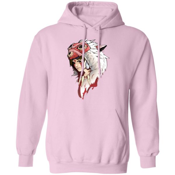 Princess Mononoke Forest Spirit - Angry Princess Mononoke Hoodie-Apparel, Hoodie, princess mononoke, Princess Mononoke Forest Spirit