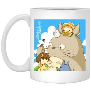 Totoro Stuffed Animal - Totoro Family and Friends Mug-House Decor, Mug, My Neighbor Totoro, Totoro Stuffed Animal