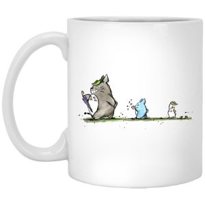 Studio Ghibli Totoro Movie - Totoro Family Parade Mug-Apparel, House Decor, Mug, My Neighbor Totoro, Studio Ghibli Totoro Movie