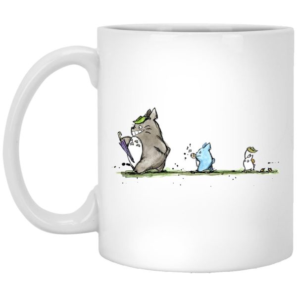 Studio Ghibli Totoro Movie - Totoro Family Parade Mug-Apparel, House Decor, Mug, My Neighbor Totoro, Studio Ghibli Totoro Movie