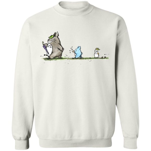 My Neighbor Totoro Wallpaper - Totoro Family Parade Sweatshirt-Apparel, My Neighbor Totoro, My Neighbor Totoro Wallpaper, Sweatshirt