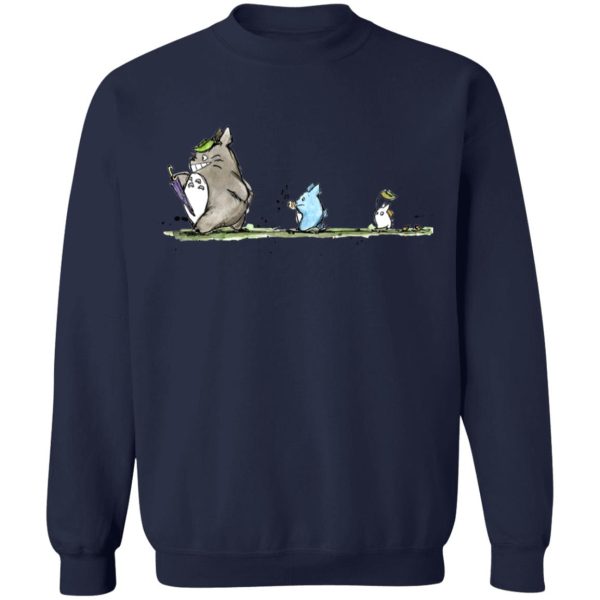 My Neighbor Totoro Wallpaper - Totoro Family Parade Sweatshirt-Apparel, My Neighbor Totoro, My Neighbor Totoro Wallpaper, Sweatshirt