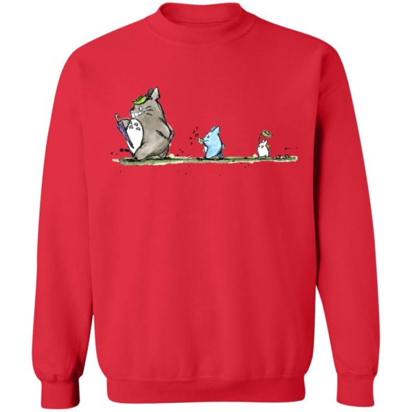 My Neighbor Totoro Wallpaper - Totoro Family Parade Sweatshirt-Apparel, My Neighbor Totoro, My Neighbor Totoro Wallpaper, Sweatshirt