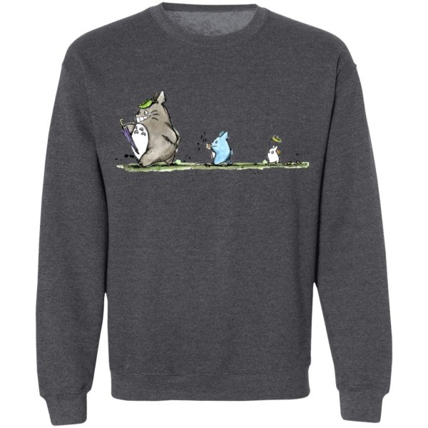 My Neighbor Totoro Wallpaper - Totoro Family Parade Sweatshirt-Apparel, My Neighbor Totoro, My Neighbor Totoro Wallpaper, Sweatshirt