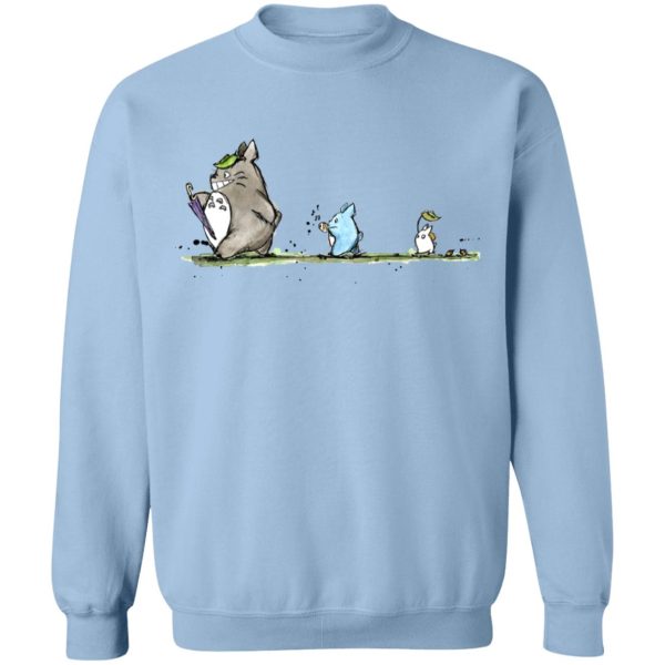 My Neighbor Totoro Wallpaper - Totoro Family Parade Sweatshirt-Apparel, My Neighbor Totoro, My Neighbor Totoro Wallpaper, Sweatshirt