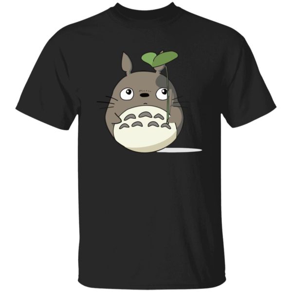 Kawagoe Totoro Forest - Totoro and the Leaf Umbrella T Shirt-Apparel, Kawagoe Totoro Forest, My Neighbor Totoro, Tshirt