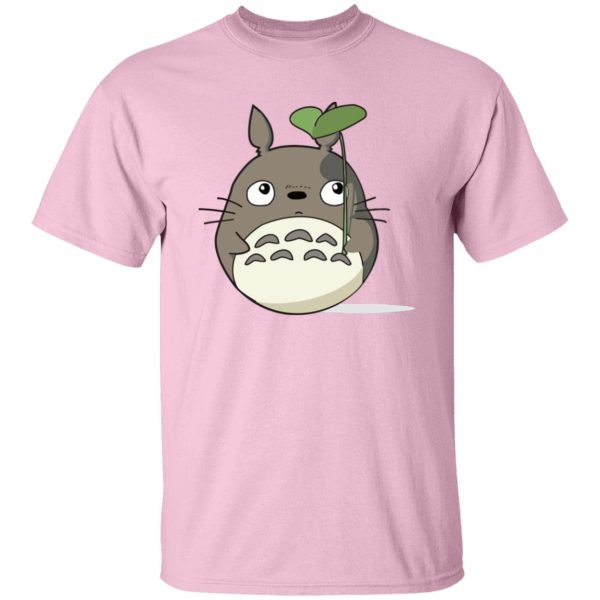 Kawagoe Totoro Forest - Totoro and the Leaf Umbrella T Shirt-Apparel, Kawagoe Totoro Forest, My Neighbor Totoro, Tshirt