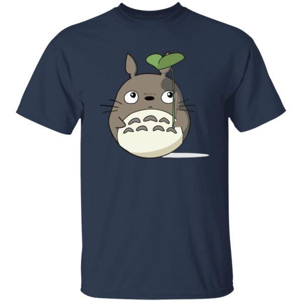 Kawagoe Totoro Forest - Totoro and the Leaf Umbrella T Shirt-Apparel, Kawagoe Totoro Forest, My Neighbor Totoro, Tshirt