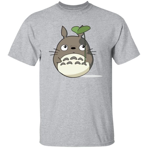 Kawagoe Totoro Forest - Totoro and the Leaf Umbrella T Shirt-Apparel, Kawagoe Totoro Forest, My Neighbor Totoro, Tshirt