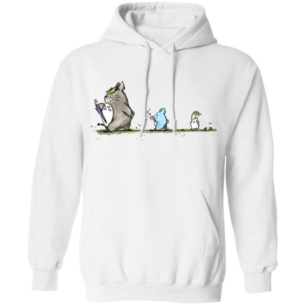 Totoro Anime - Totoro Family Parade Hoodie-Apparel, Hoodie, My Neighbor Totoro, Totoro Anime