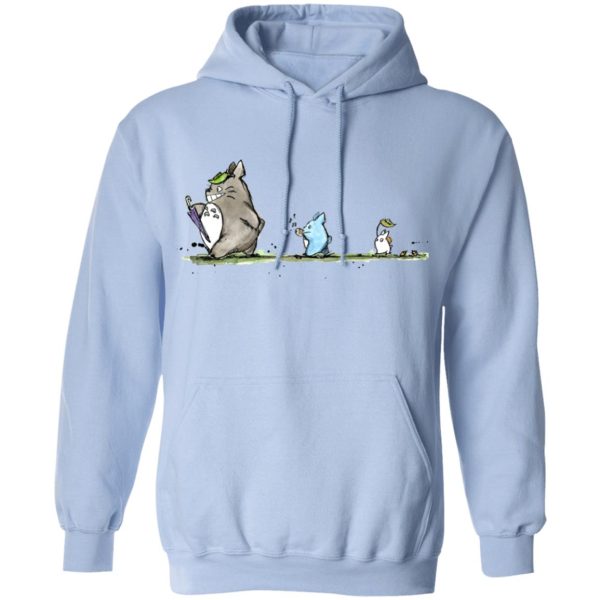 Totoro Anime - Totoro Family Parade Hoodie-Apparel, Hoodie, My Neighbor Totoro, Totoro Anime