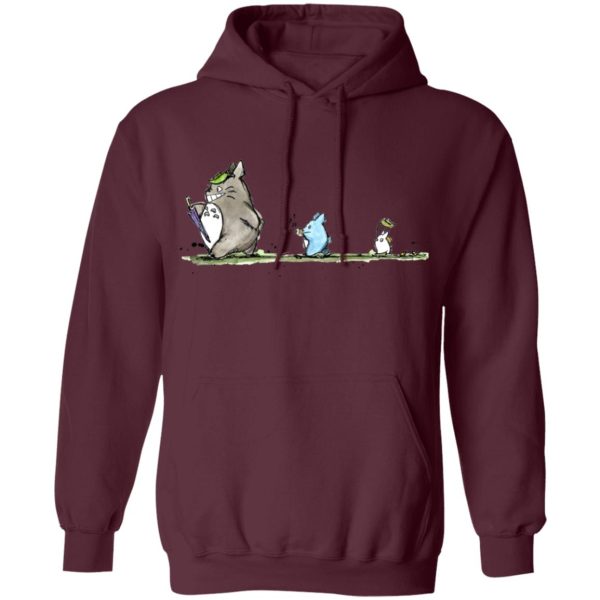 Totoro Anime - Totoro Family Parade Hoodie-Apparel, Hoodie, My Neighbor Totoro, Totoro Anime