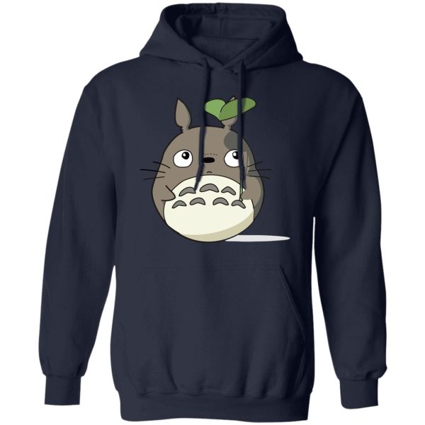 Totoro Shirt - Totoro and the Leaf Umbrella Hoodie-Apparel, Hoodie, My Neighbor Totoro, Totoro Shirt