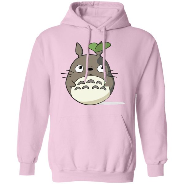 Totoro Shirt - Totoro and the Leaf Umbrella Hoodie-Apparel, Hoodie, My Neighbor Totoro, Totoro Shirt