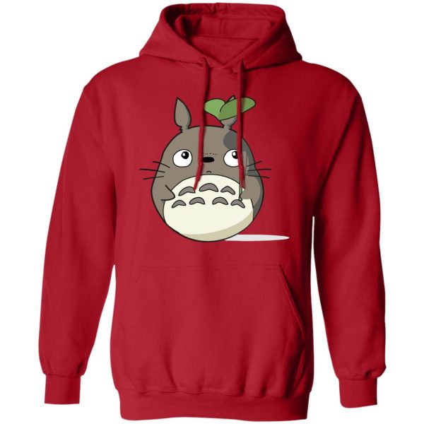 Totoro Shirt - Totoro and the Leaf Umbrella Hoodie-Apparel, Hoodie, My Neighbor Totoro, Totoro Shirt