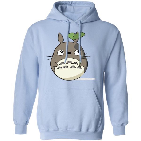 Totoro Shirt - Totoro and the Leaf Umbrella Hoodie-Apparel, Hoodie, My Neighbor Totoro, Totoro Shirt